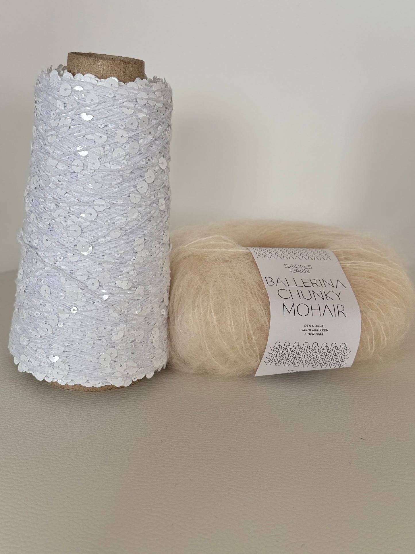 Kit de tricot de fil à paillettes Emiscarf