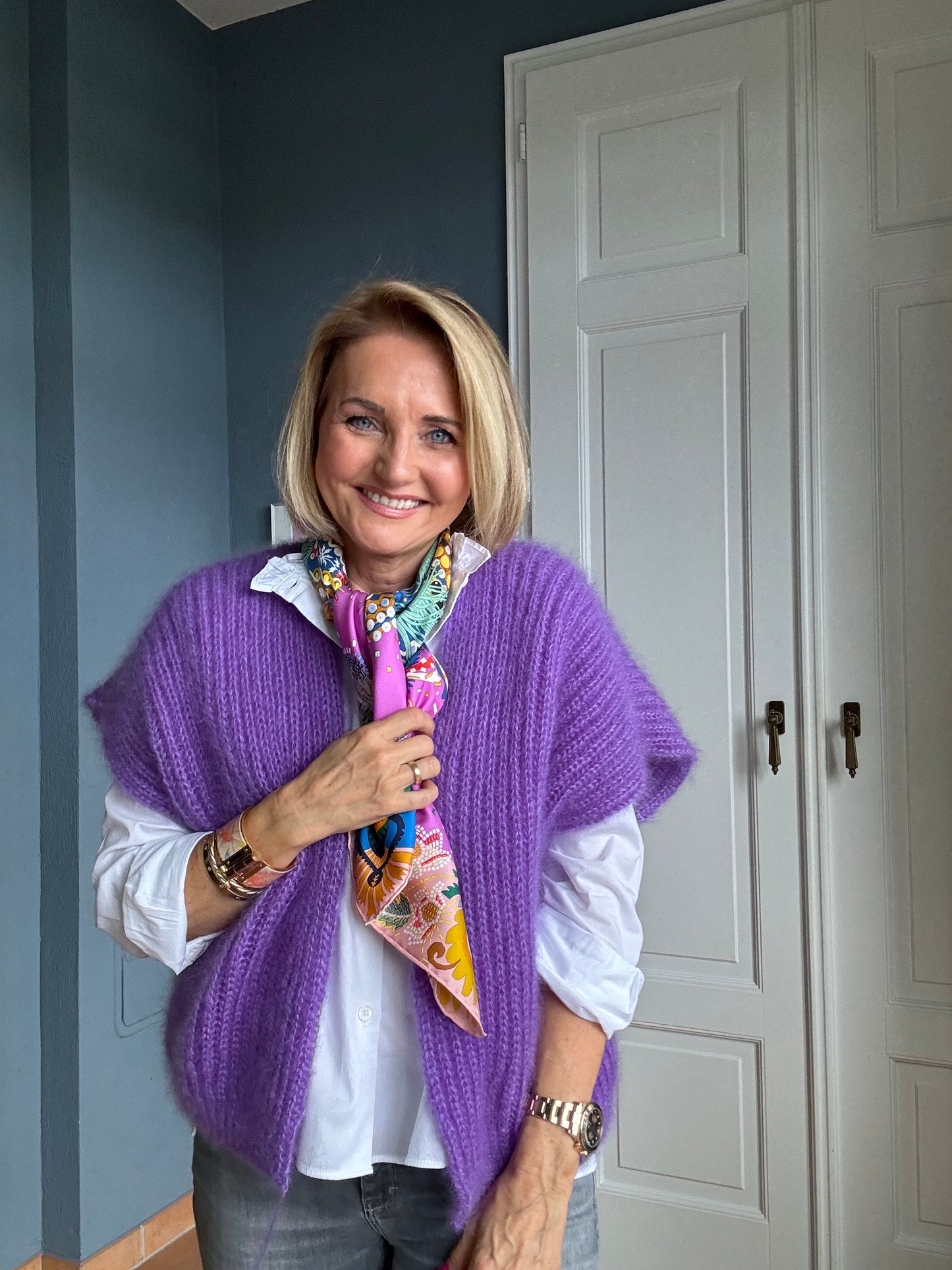 Modèle de tricot pour cardigan verni - téléchargement gratuit