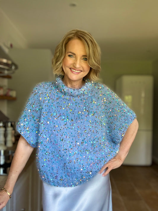 Nitis Glitzer-Pulli - NUR Strickanleitung (gratis)