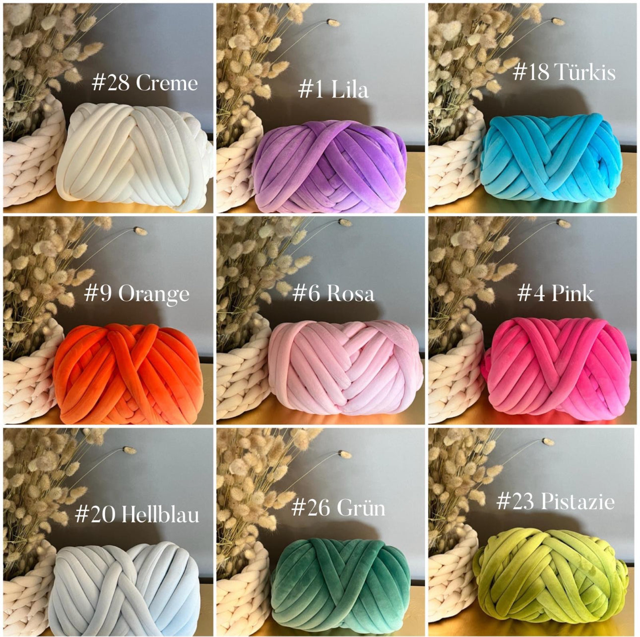 Store chunky yarn