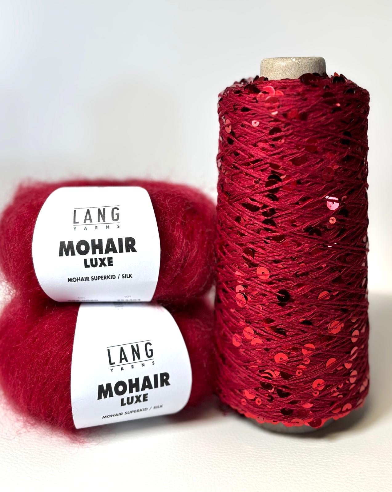 Knitting kit Nitis glitter sweater made of sequin mohair luxe - one size & special price