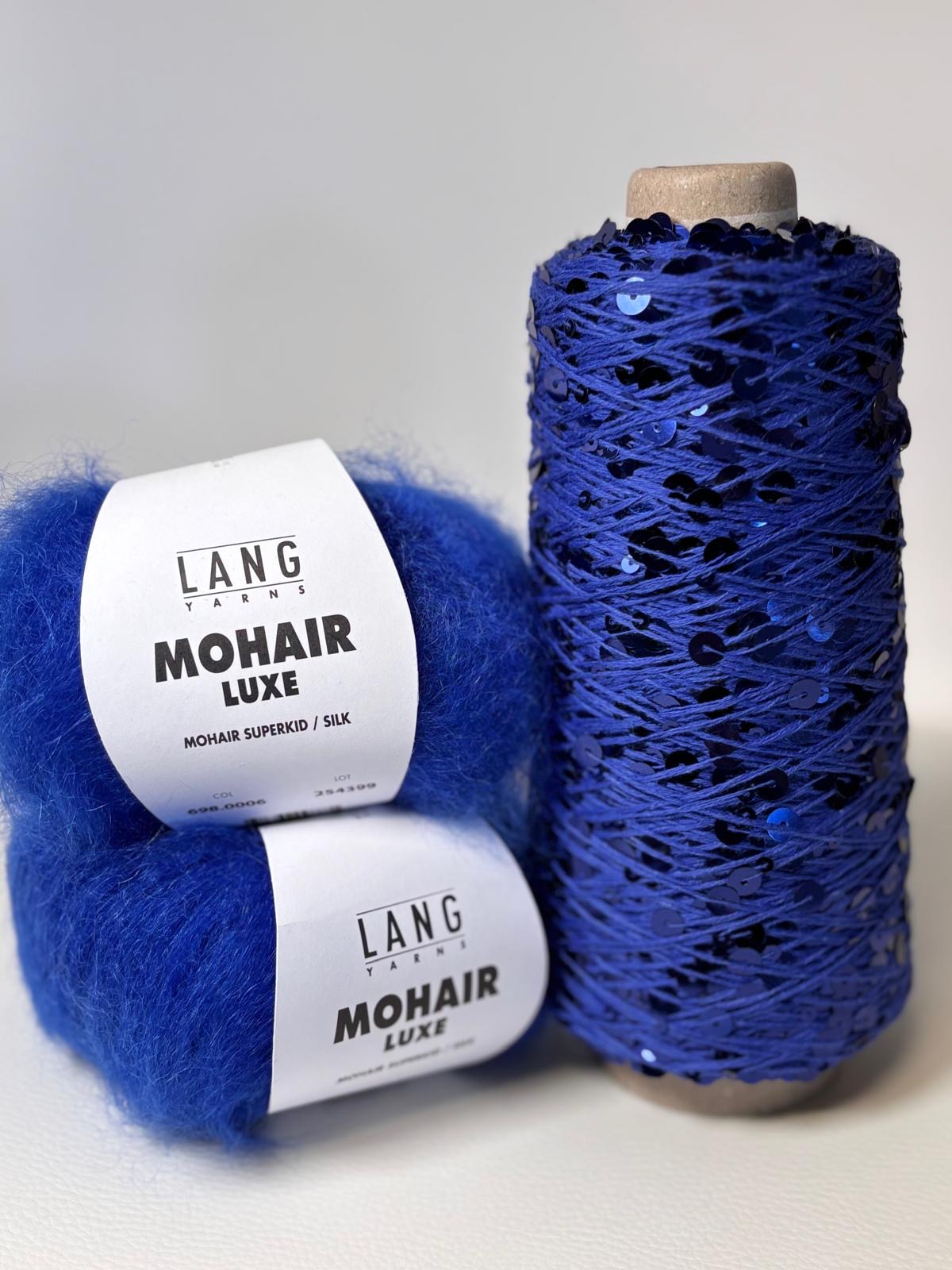 Knitting kit Nitis glitter sweater made of sequin mohair luxe - one size & special price