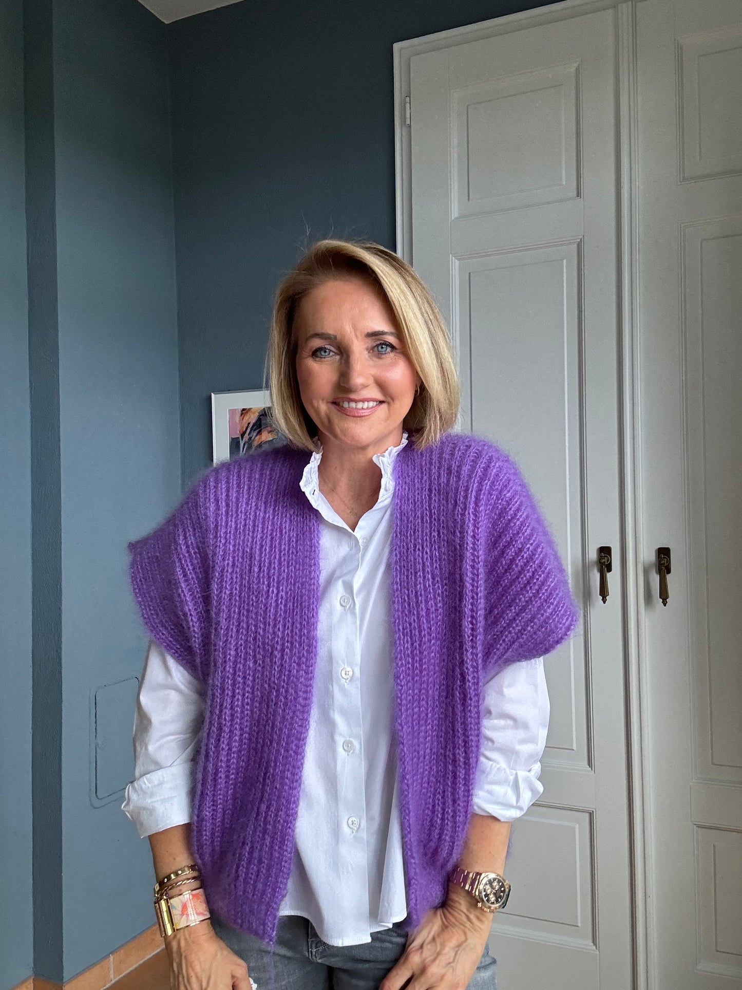 Modèle de tricot pour cardigan verni - téléchargement gratuit