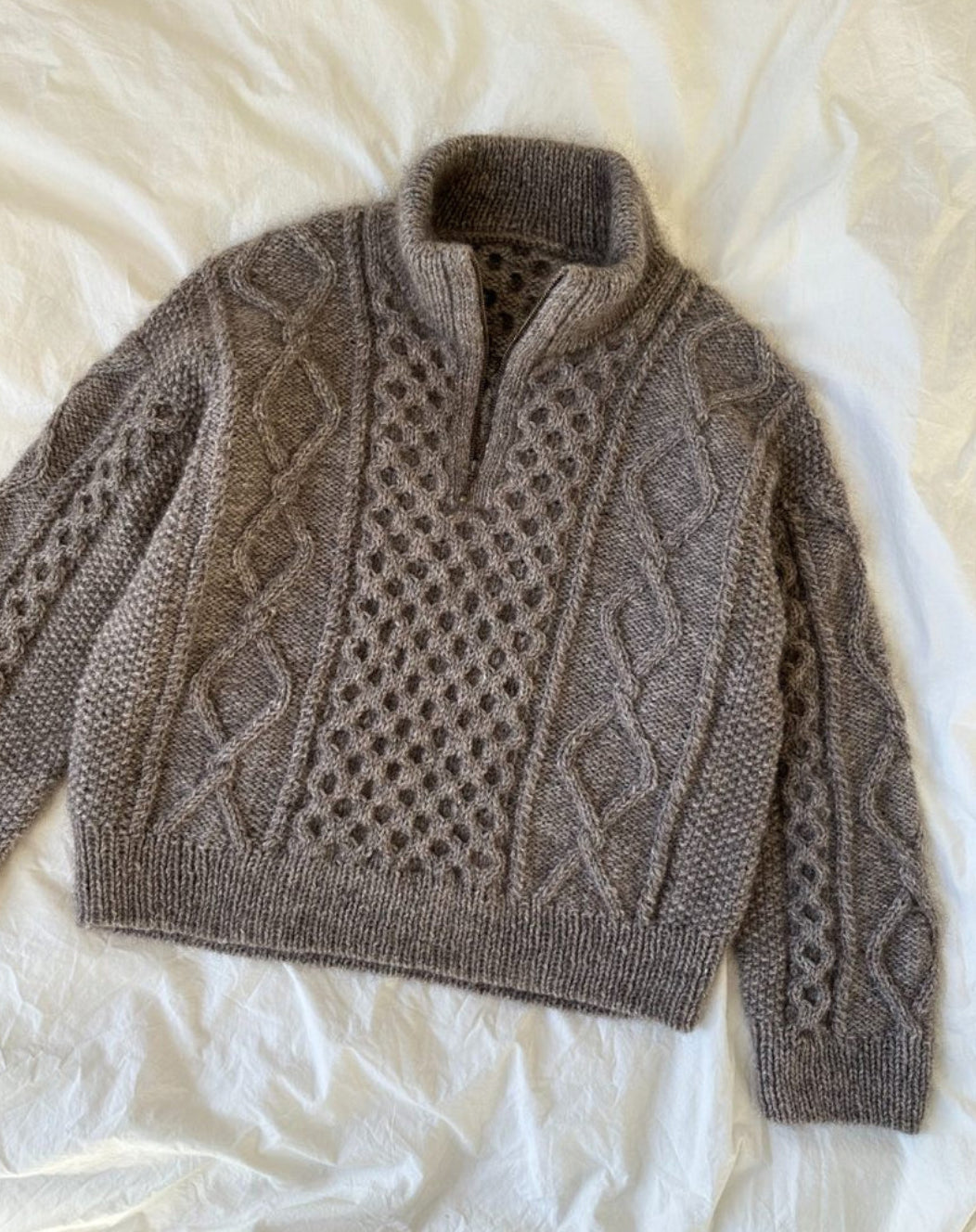 Dagmar Zipper Sweater - PetiteKnit Strickanleitung