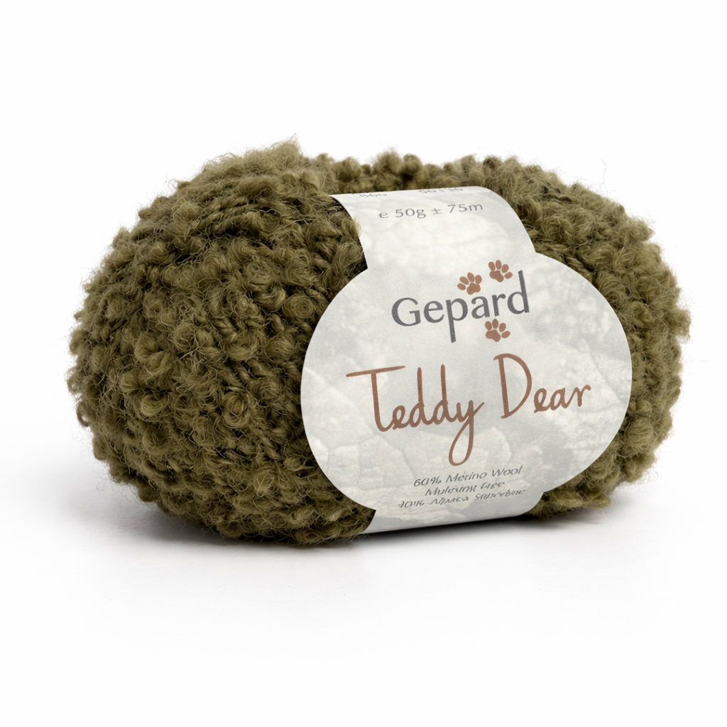 Teddy Dear bouclé yarn from Gepard Garn
