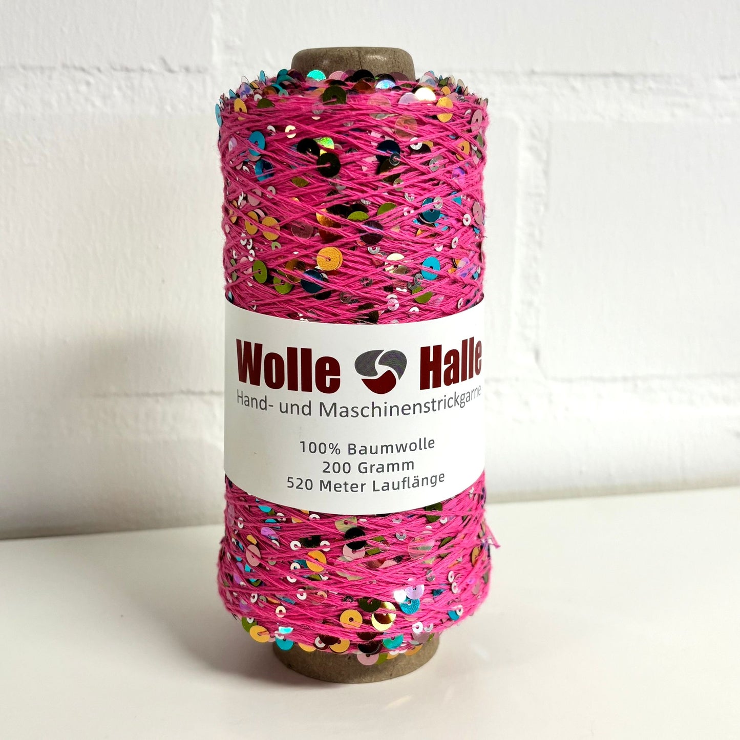 Paillettengarn 200g Kone