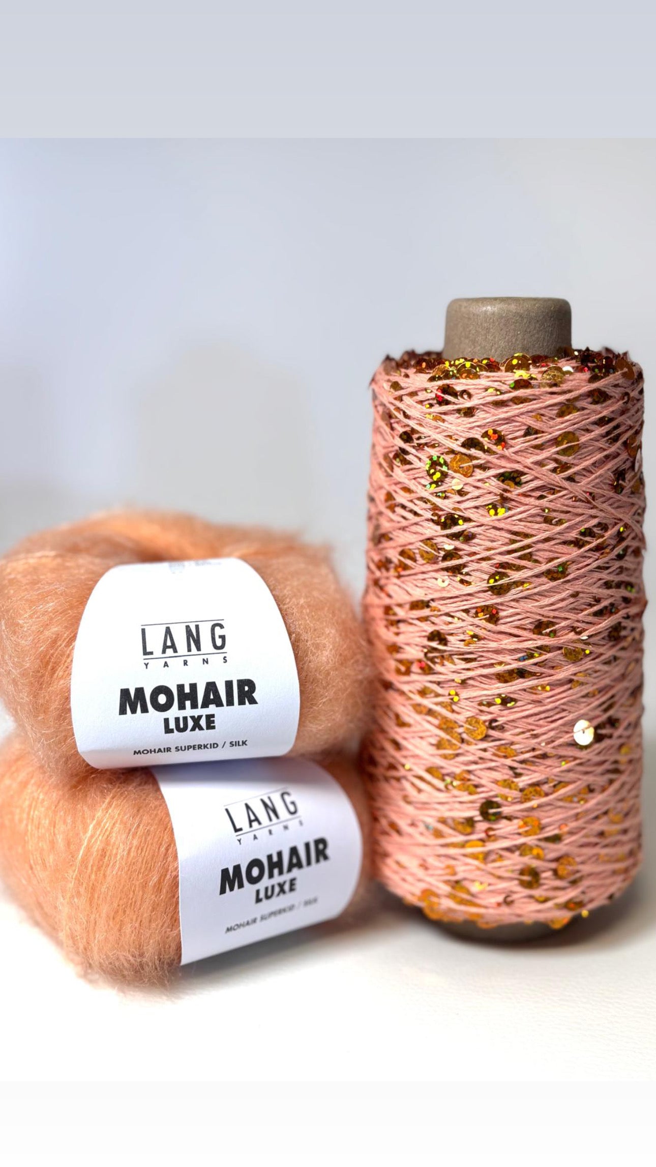 Knitting kit Nitis glitter sweater made of sequin mohair luxe - one size & special price