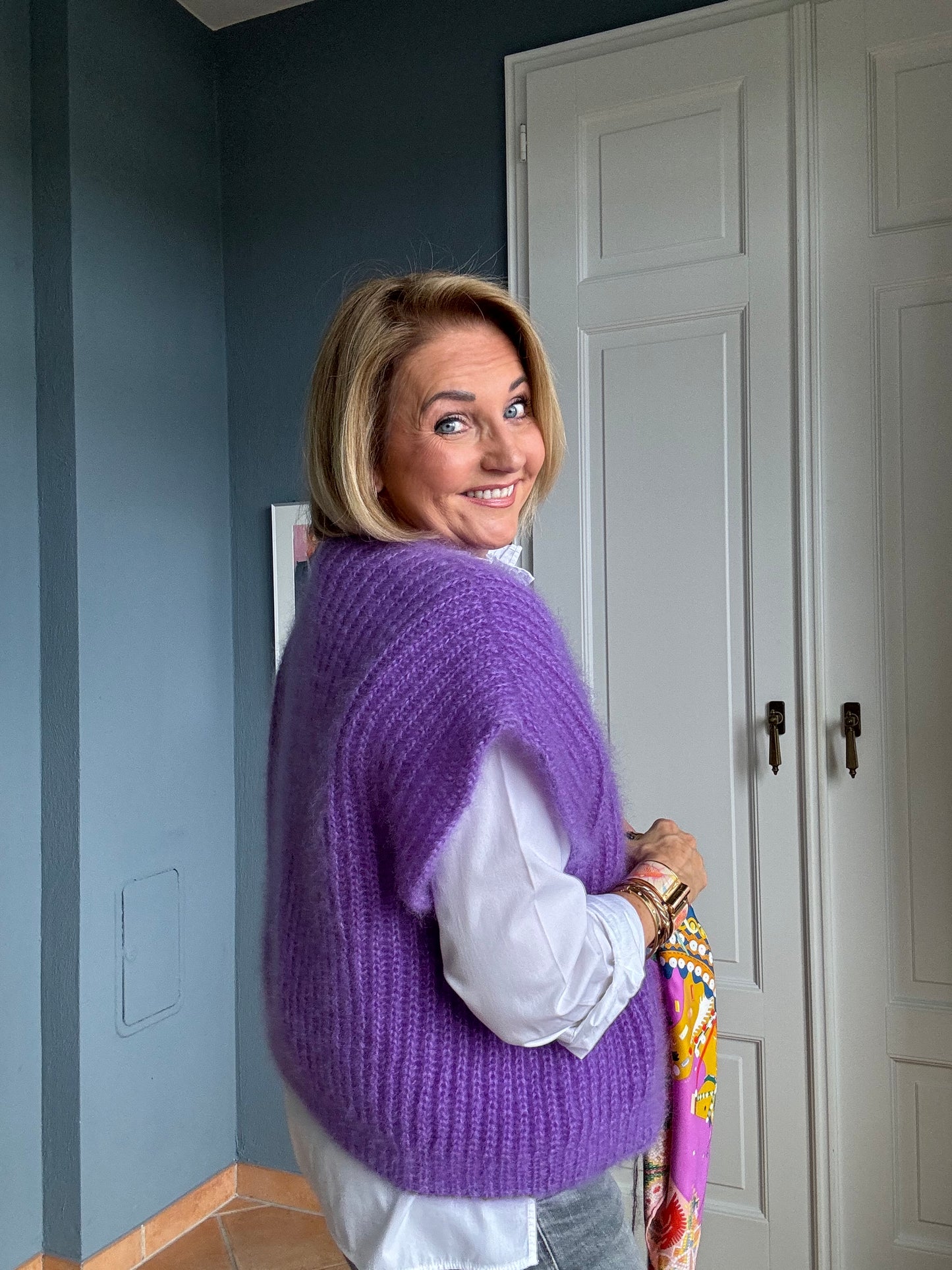 Modèle de tricot pour cardigan verni - téléchargement gratuit