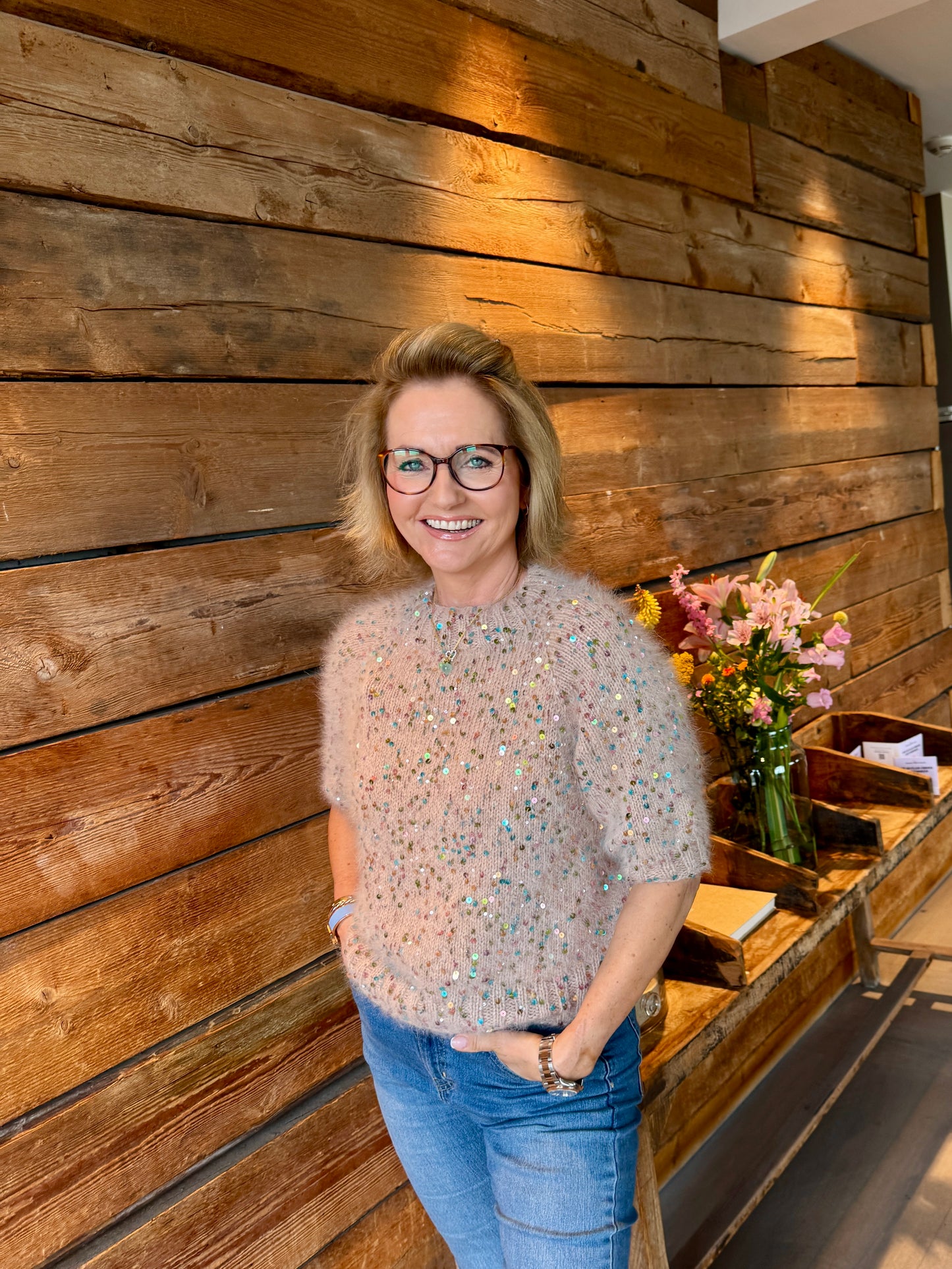 Nitis Glitzer-Pulli - kleinere Version