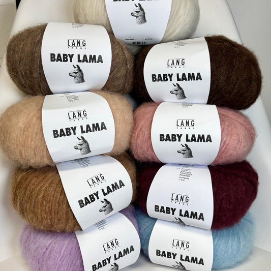 Bébé lama de Langyarns