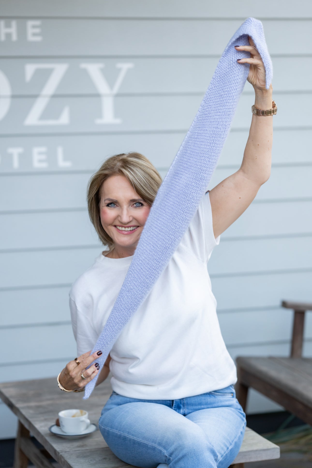 Strickpaket Cashmere-Dreieckstuch "Ute"
