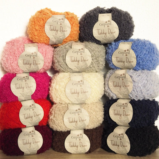 Fil bouclé Teddy Dear de Gepard Garn