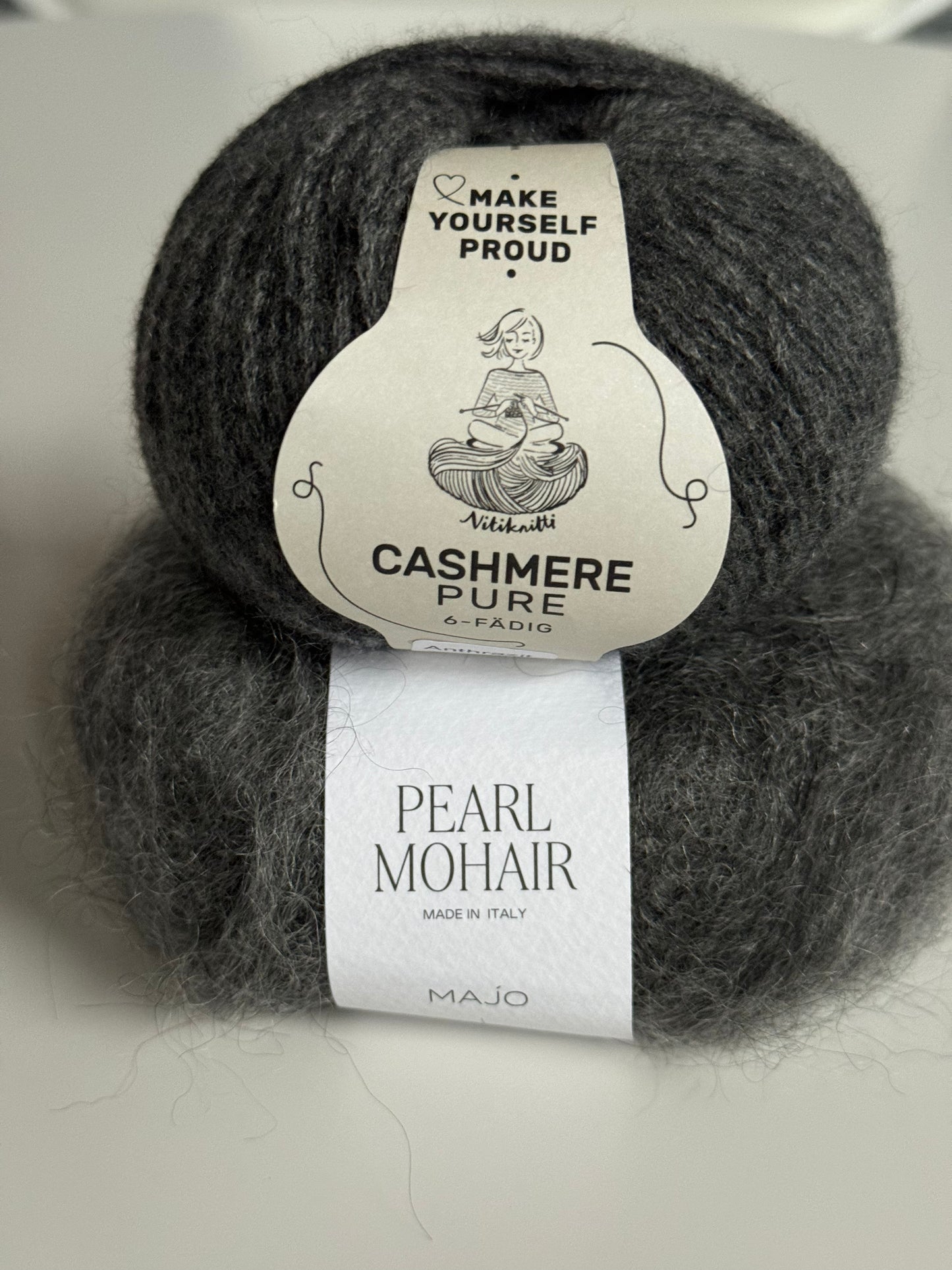 Nitis Mini-Twilly 2x Cachemire Pur/2x Mohair Perlé