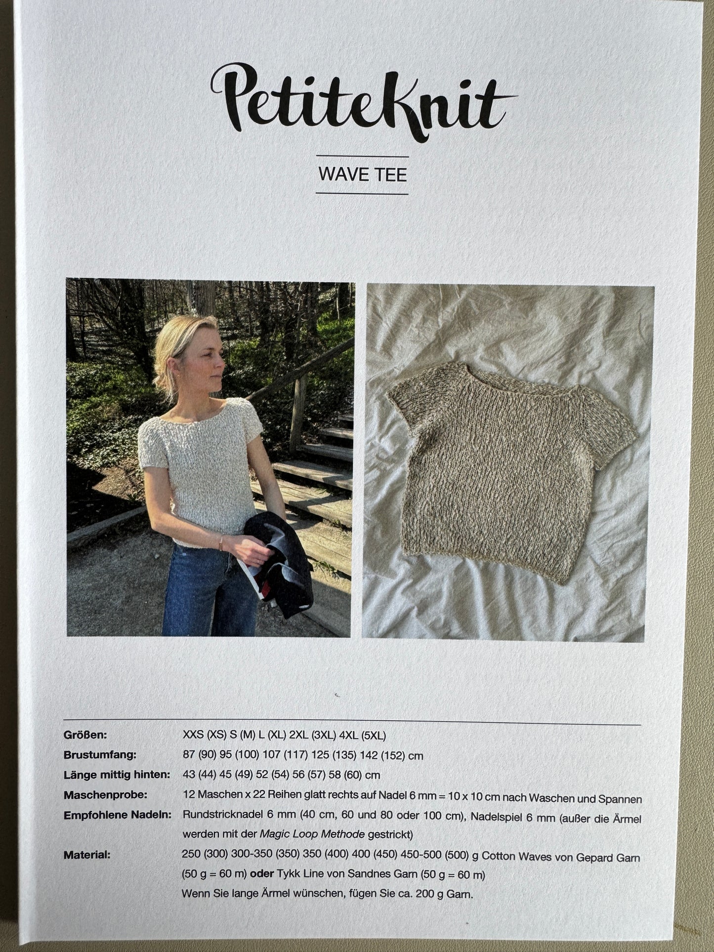 Wave Tee von PetiteKnit Strickanleitung