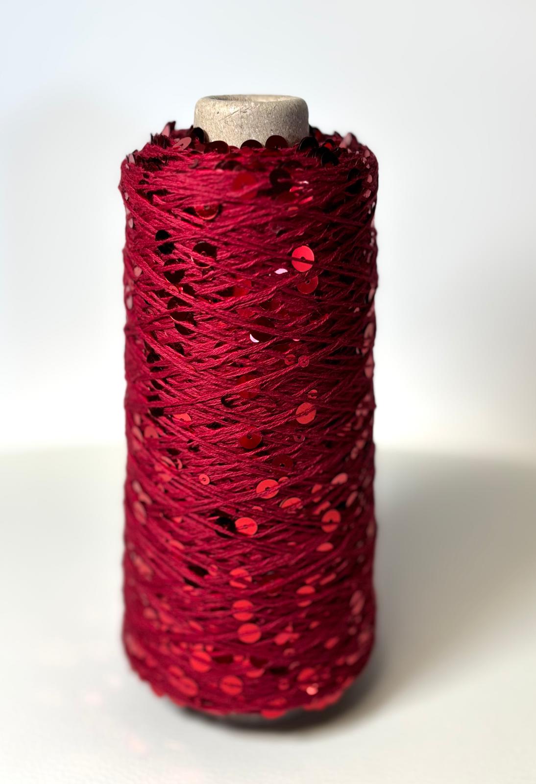 Paillettengarn 200g Kone