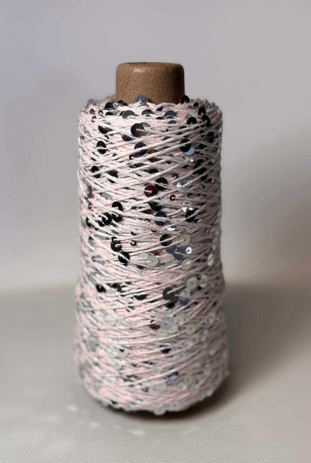 Paillettengarn 200g Kone