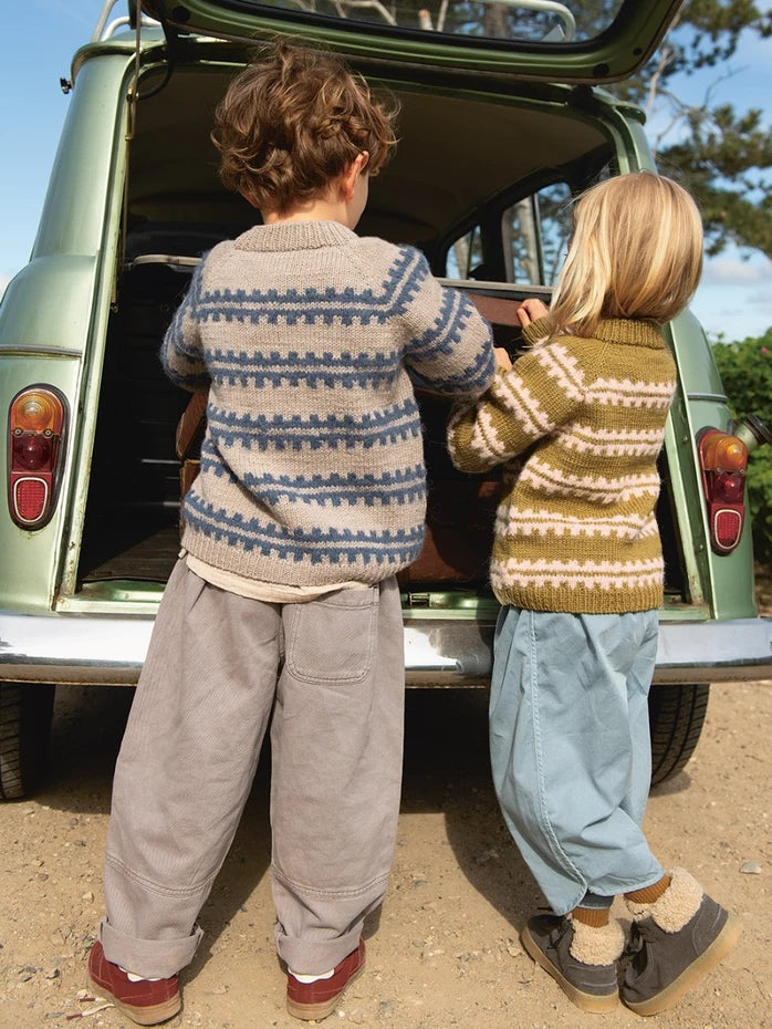 Ridge Sweater Junior - Strickanleitung Sandnes