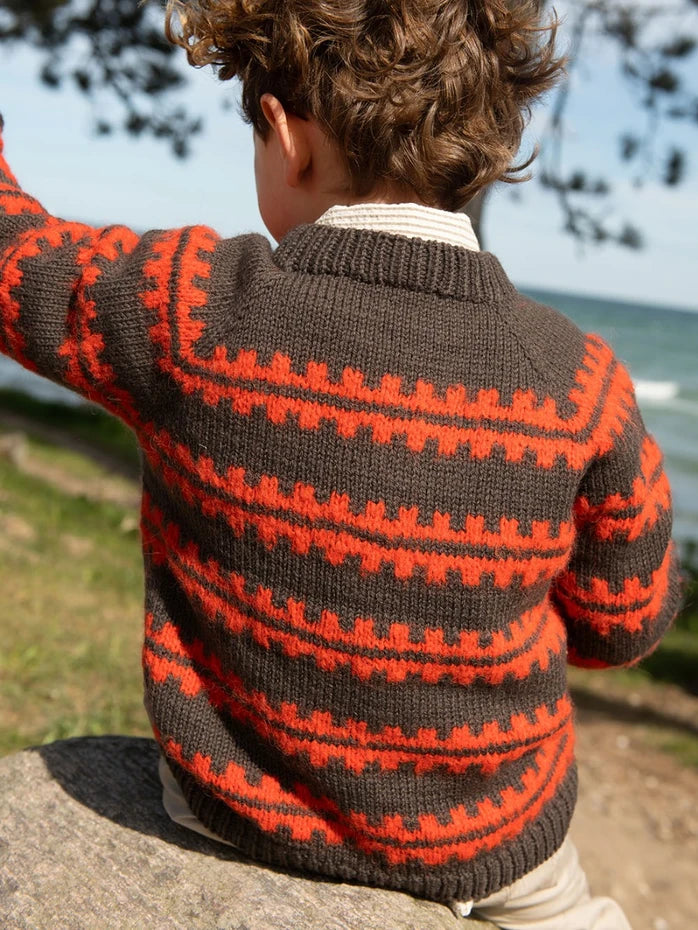 Ridge Sweater Junior - Strickanleitung Sandnes