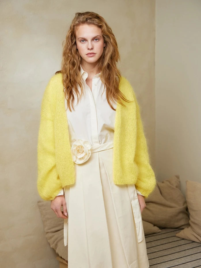 Facile Cardigan - Strickanleitung Sandnes