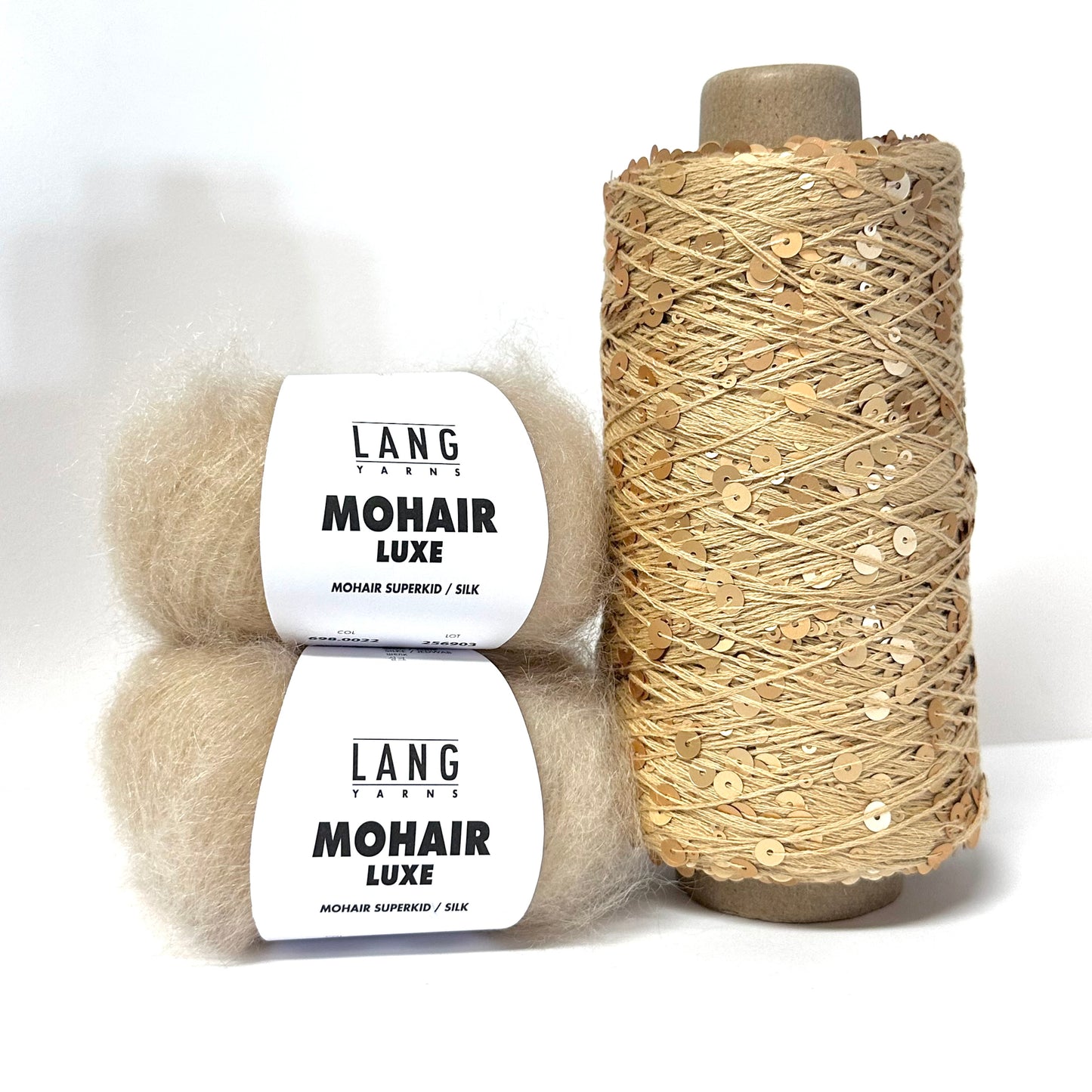 Strickpaket Nitis Glitzerpulli aus Pailletten-Mohair-Luxe - Onesize & Vorteilspreis