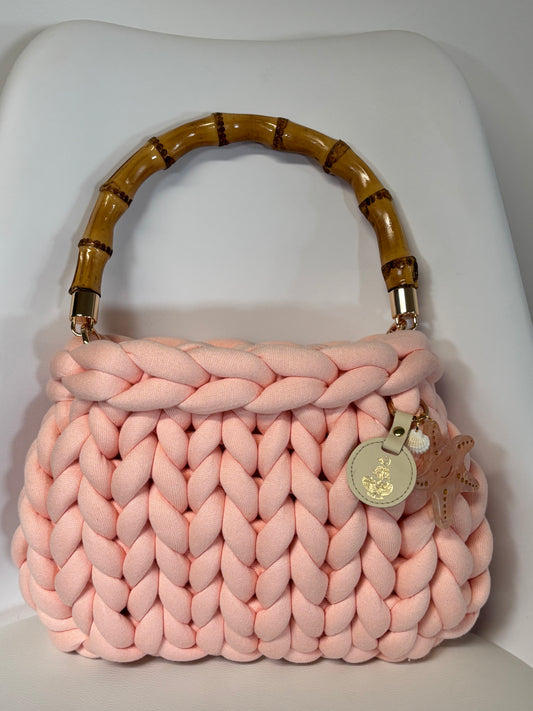 Grobstricktasche Pillow Bag Mini-Sorbet