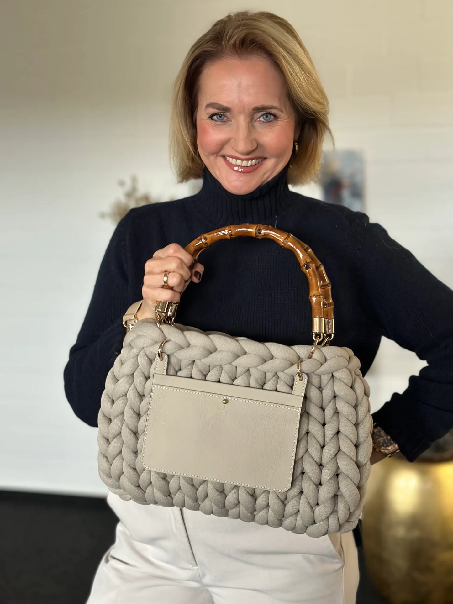 Grobstrickworkshop "Pillow Bag" 19. September 14-17 Uhr Showroom Verden