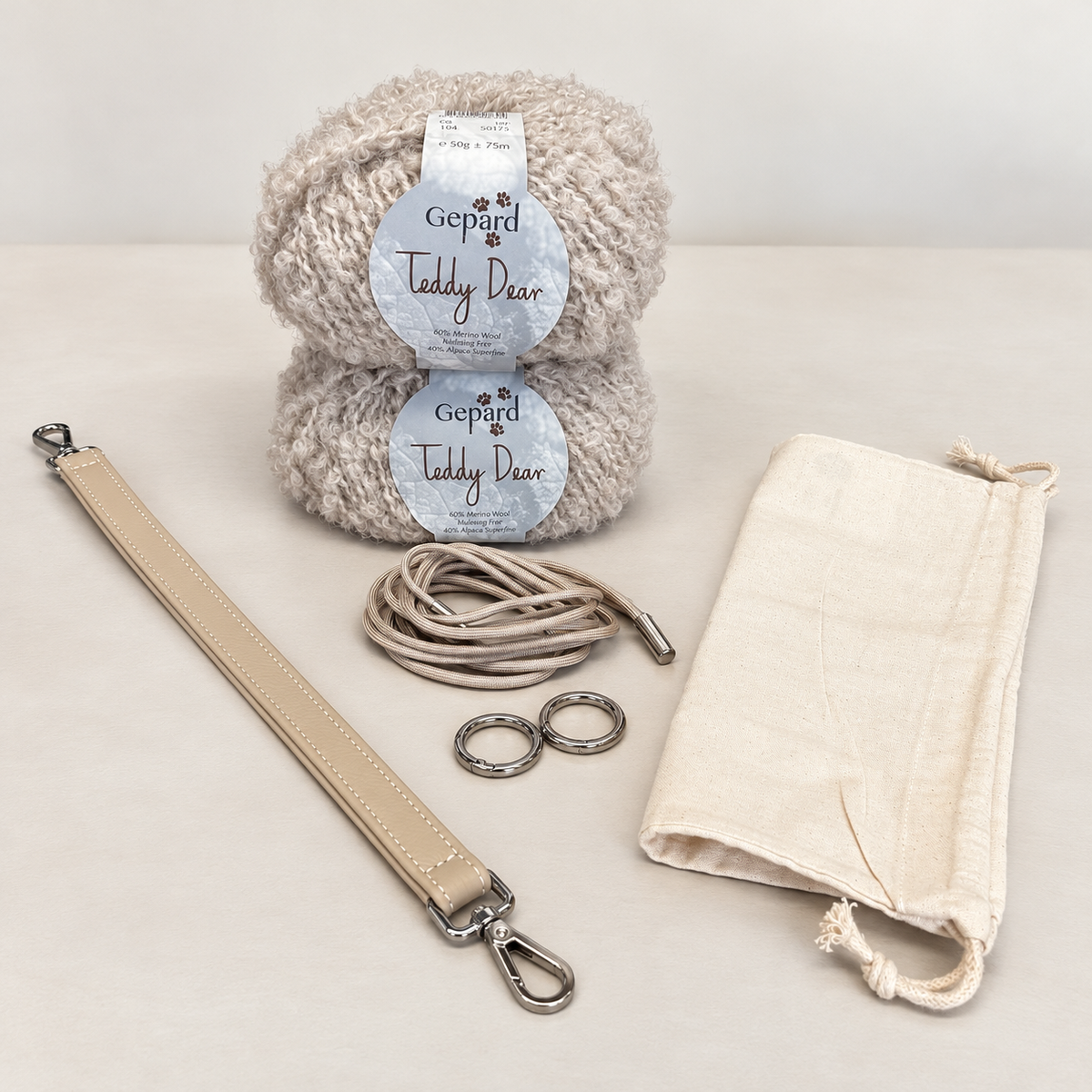 Teddy-Love-Bag Strickpaket