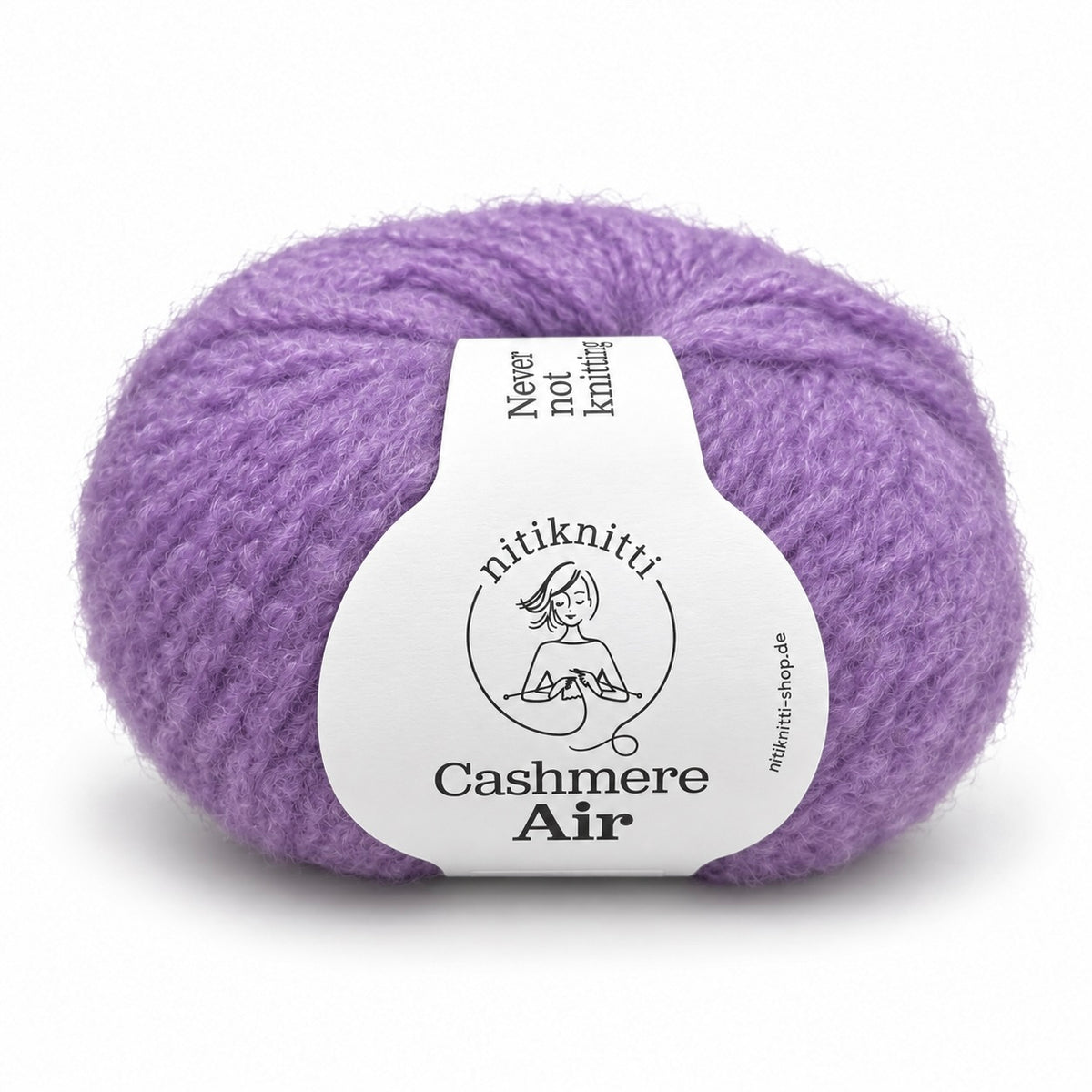 Nitis Cashmere-Mütze als Strickpaket 3x Cashmere Air