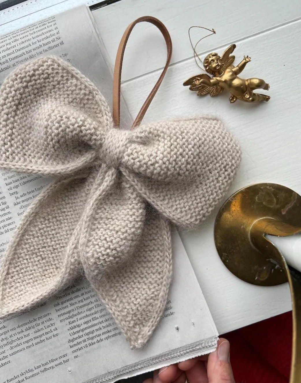 December Bow - PetiteKnit Strickanleitung