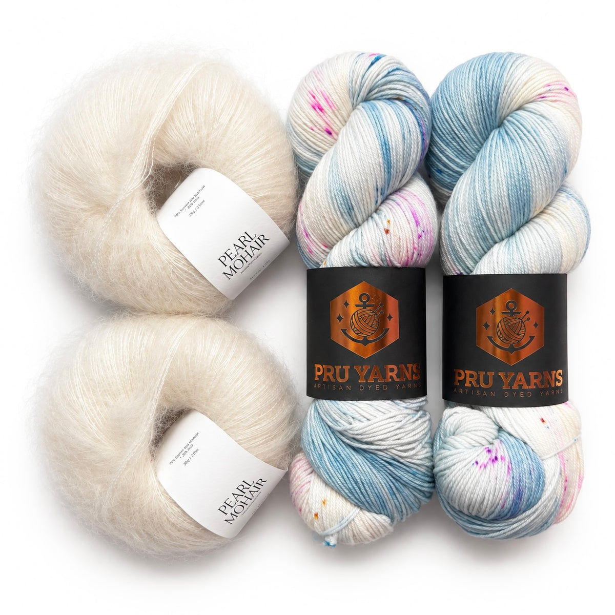 Soul-Pulli mit Rüschen - Strickpaket