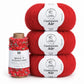 Konfetti-Schal aus Cashmere Air Srtrickpaket