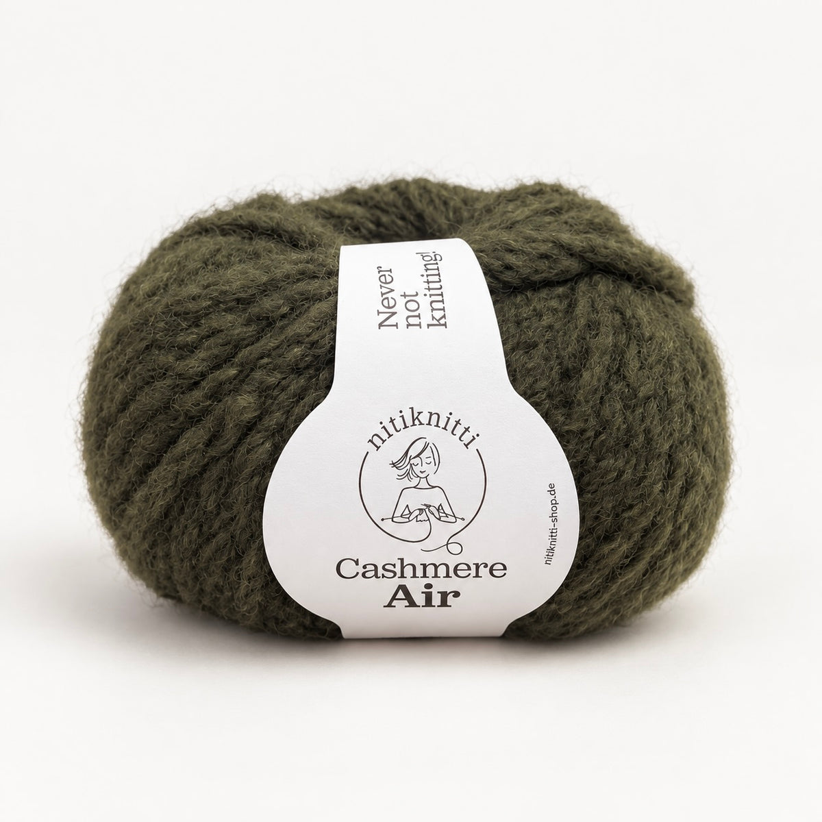 Keyhole-Scarf - aus 3x Cashmere Air - Strickpaket mit digitaler Anleitung