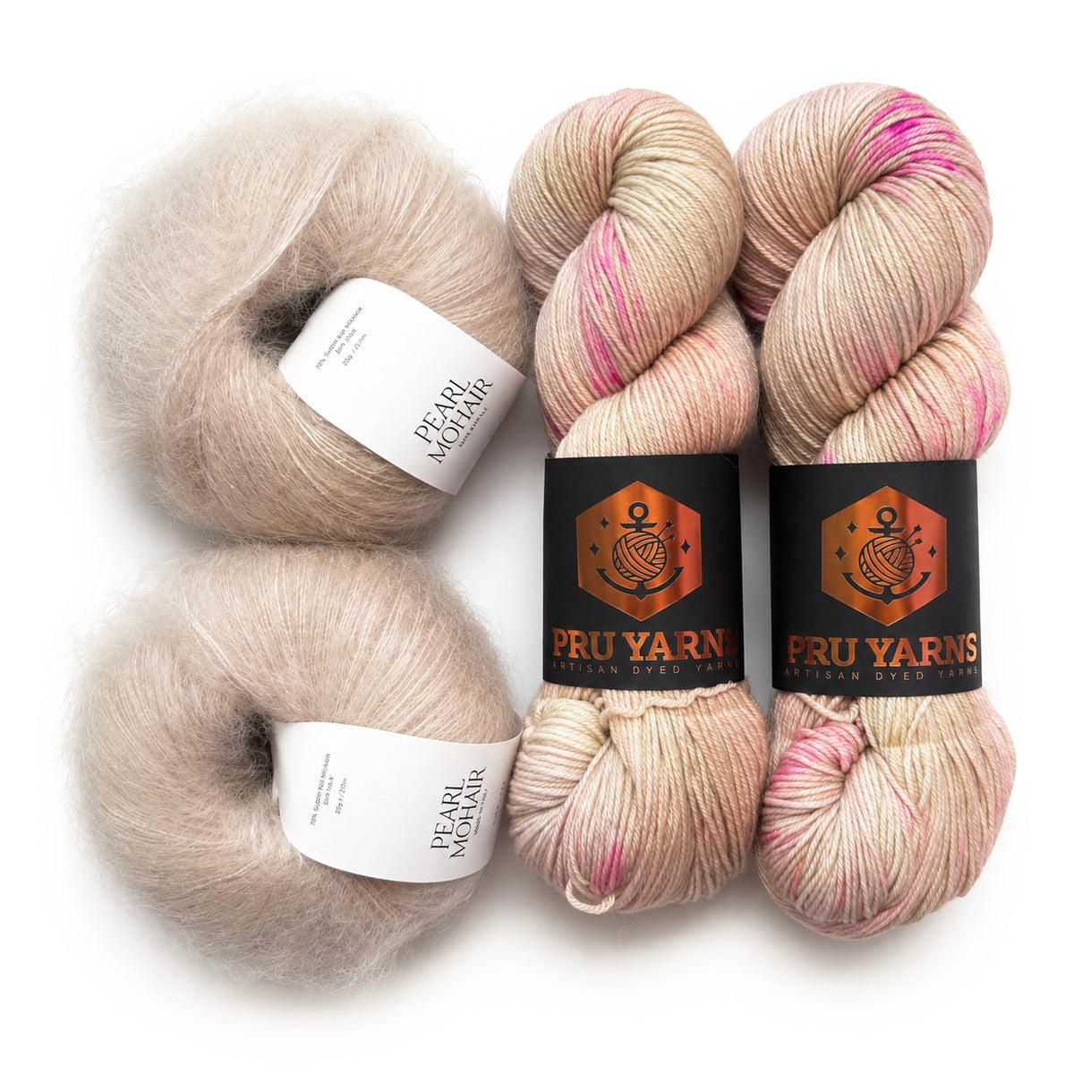 Soul-Pulli mit Rüschen - Strickpaket