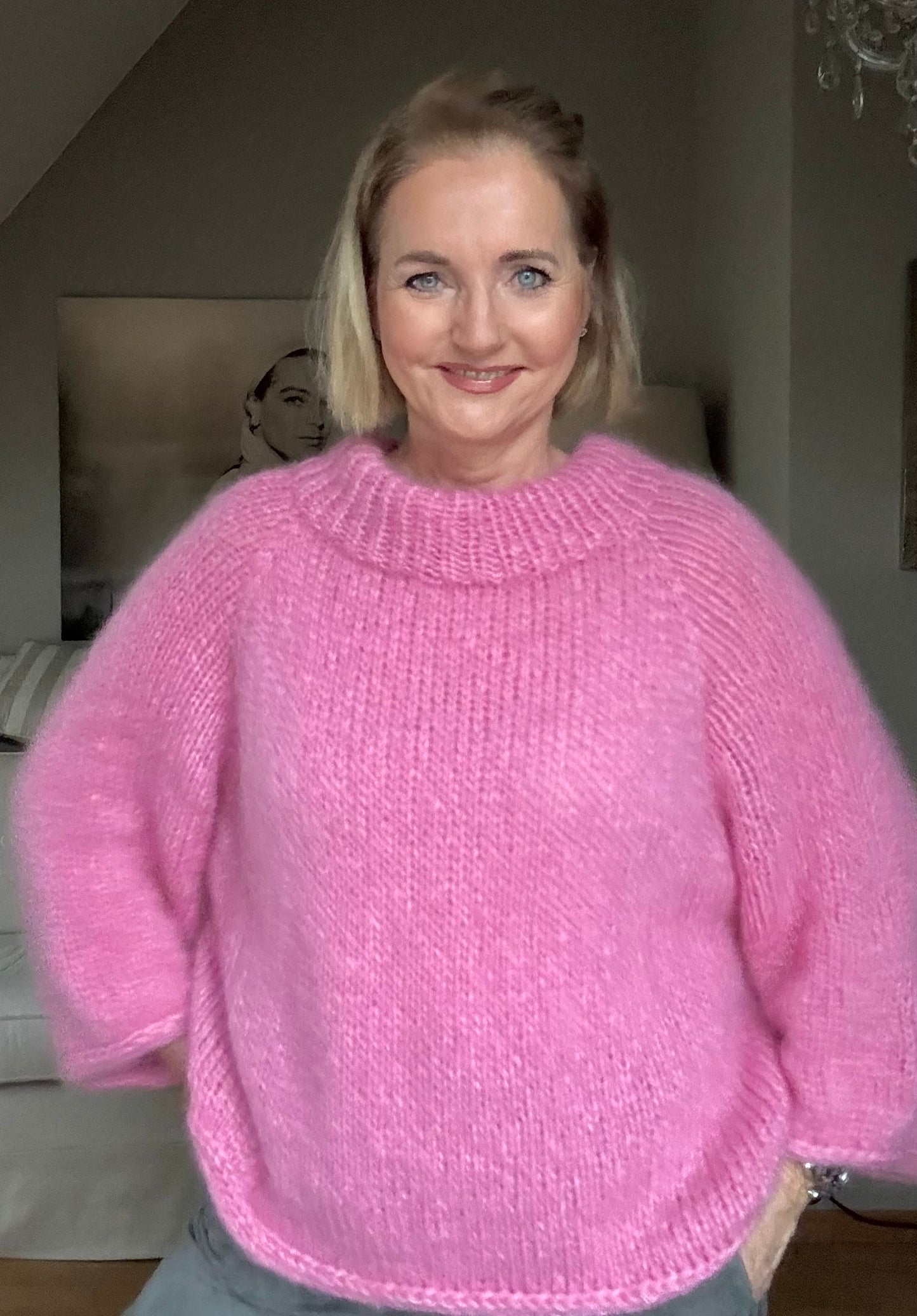 "Big Fluffy Sweater" Strickanleitung