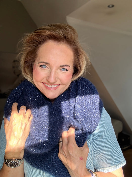 ETOILES - Nitis großes Glitzerdreieckstuch - deutsche Anleitung