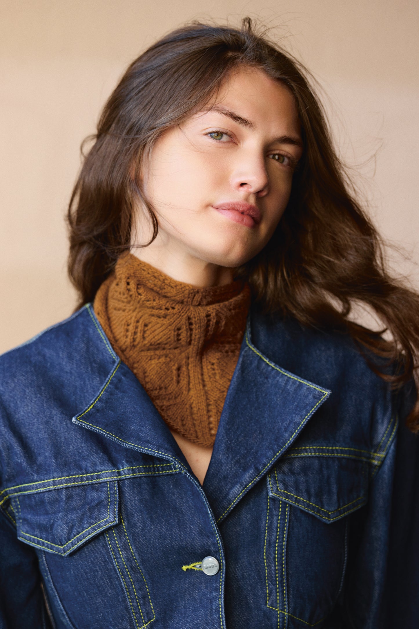 Agnes Head Scarf - Strickanleitung Sandnes, gedrucktes Heft