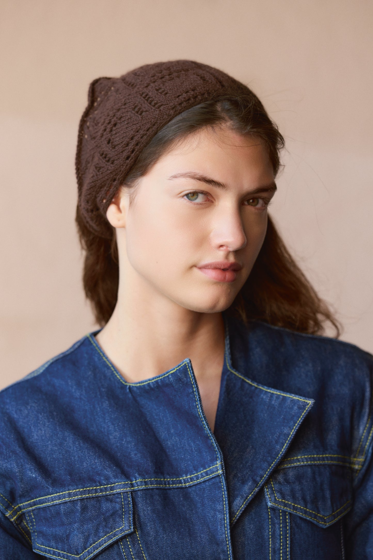 Agnes Head Scarf - Strickanleitung Sandnes, gedrucktes Heft