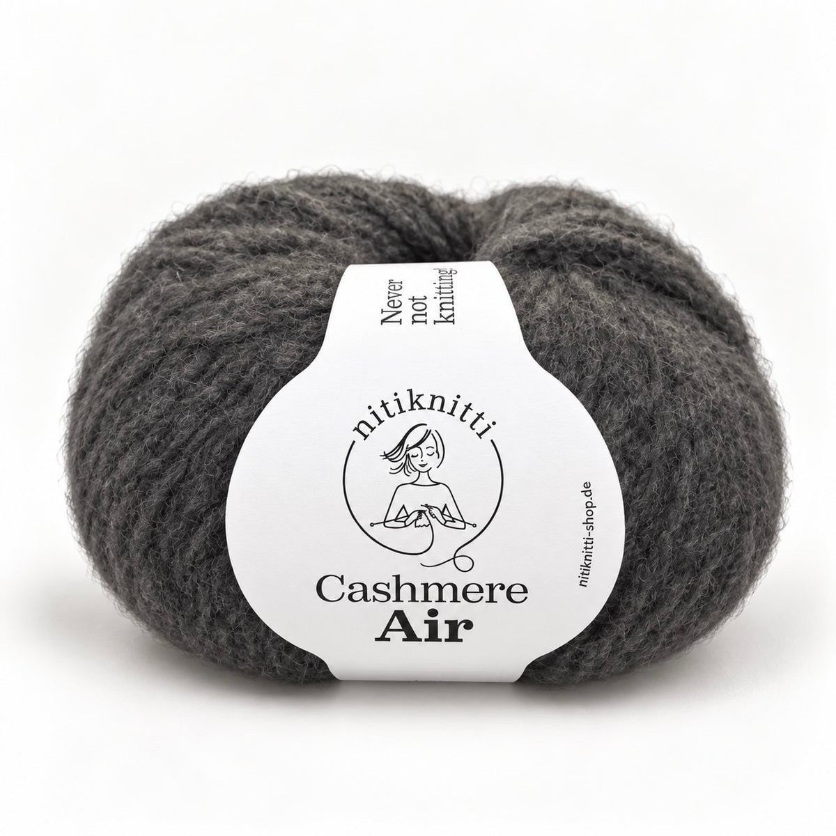 Keyhole-Scarf - aus 3x Cashmere Air - Strickpaket mit digitaler Anleitung