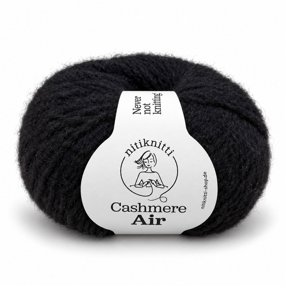 Nitis Cashmere-Mütze als Strickpaket 3x Cashmere Air