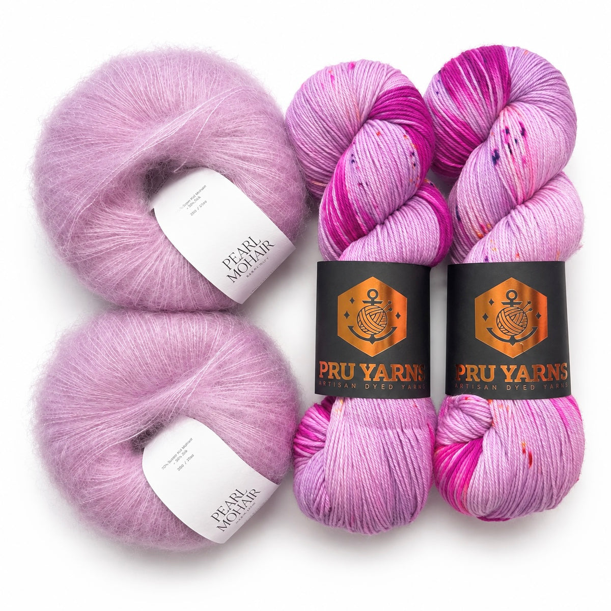 Soul-Pulli mit Rüschen - Strickpaket