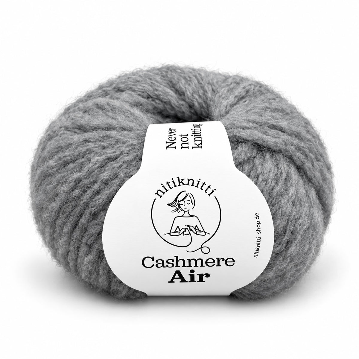 Keyhole-Scarf - aus 3x Cashmere Air - Strickpaket mit digitaler Anleitung