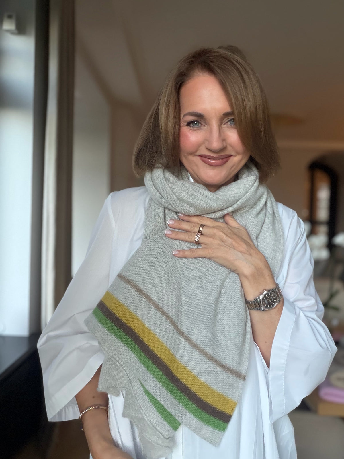 Cashmere Schal 100% Cardiff Cashmere von Mivi- Girls x Nitiknitti