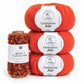 Konfetti-Schal aus Cashmere Air Srtrickpaket