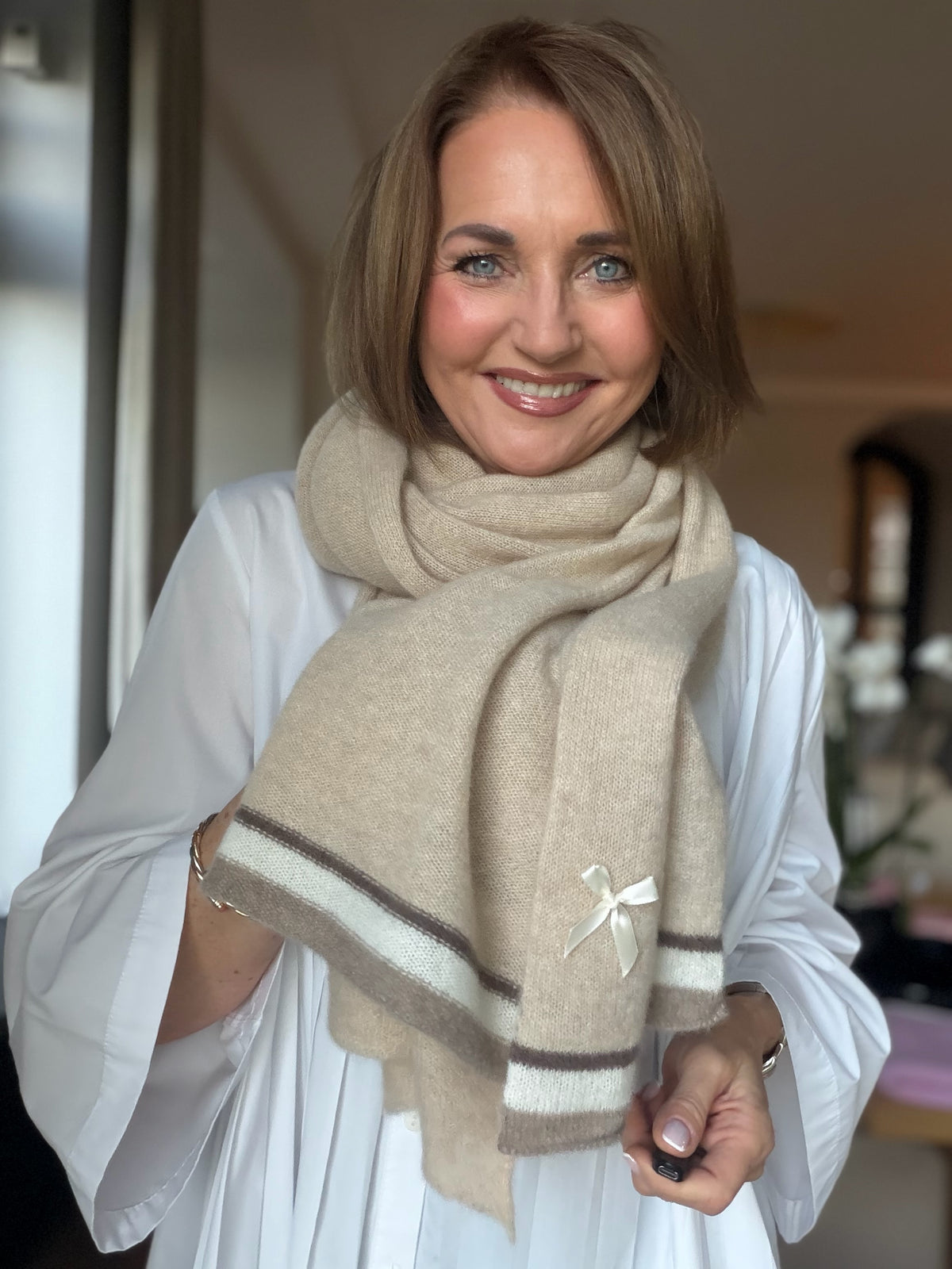 Cashmere Schal 100% Cardiff Cashmere von Mivi- Girls x Nitiknitti