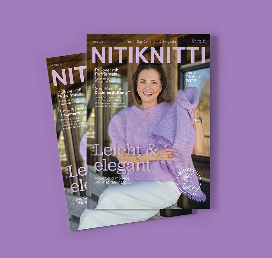 Nitiknitti- Magazin No 4 VORBESTELUNG , ab 19. Mai liefern wir aus