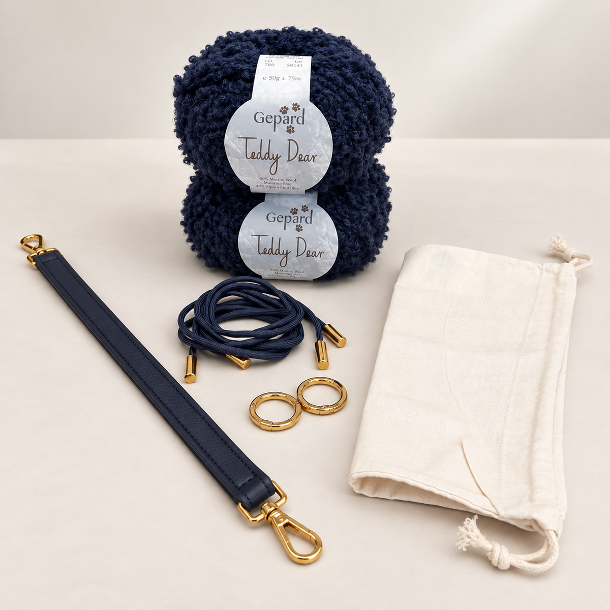 Teddy-Love-Bag Strickpaket