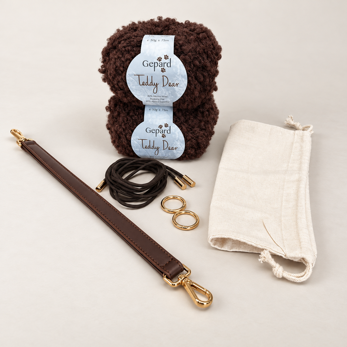 Teddy-Love-Bag Strickpaket