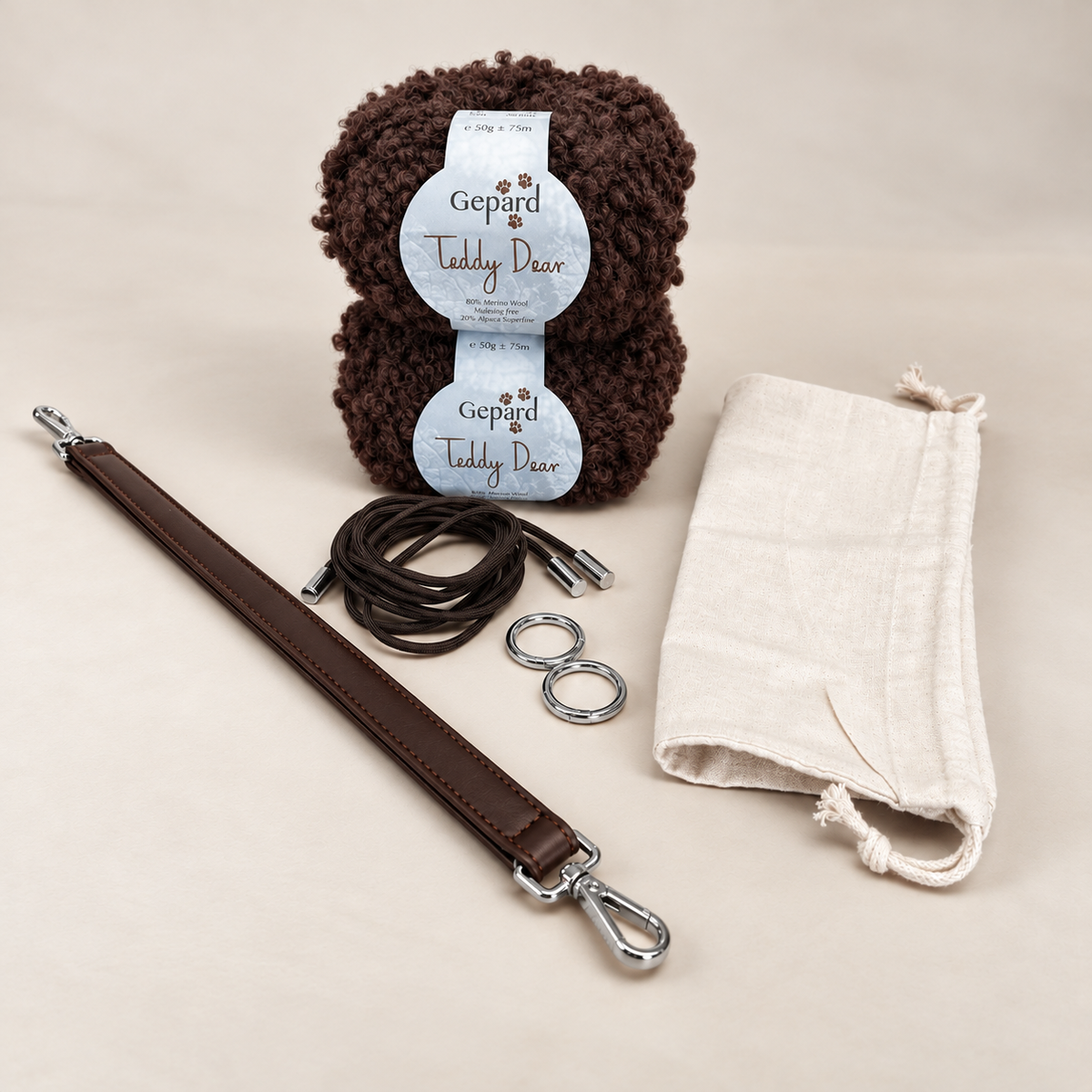 Teddy-Love-Bag Strickpaket