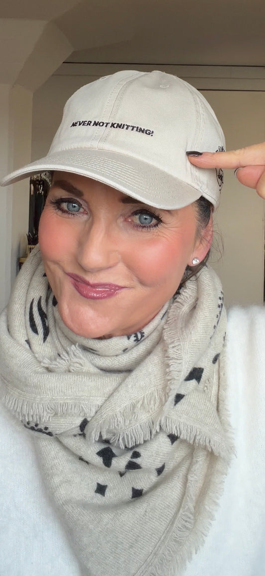 Nitiknitti-Cap „never not knitting“ 🧶