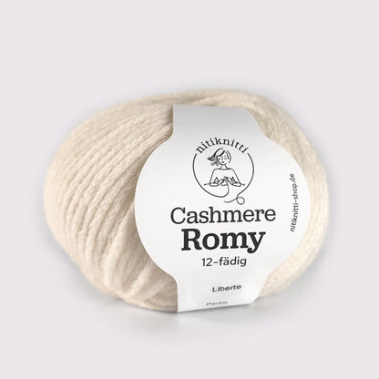Cashmere ROMY Zopfpullover mit langen Ärmeln - Strickpaket mit Anleitung (deutsch, digital)